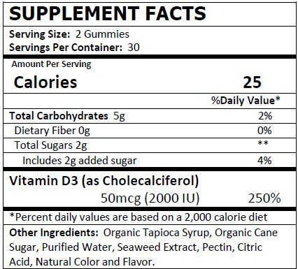 Vitamin D3 - Gummies